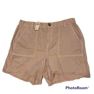 NWT Aerie linen blend pink shorts